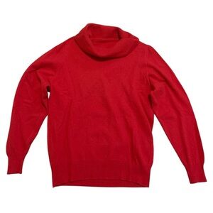 Luxury Vintage Ballantyne Red Super Geelong Wool Sweater S/M